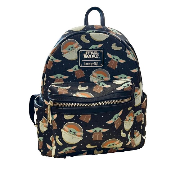 Disney Parks Loungefly Grogu Baby Yoda STAR WARS Mandalorian Mini Backpack main image 9